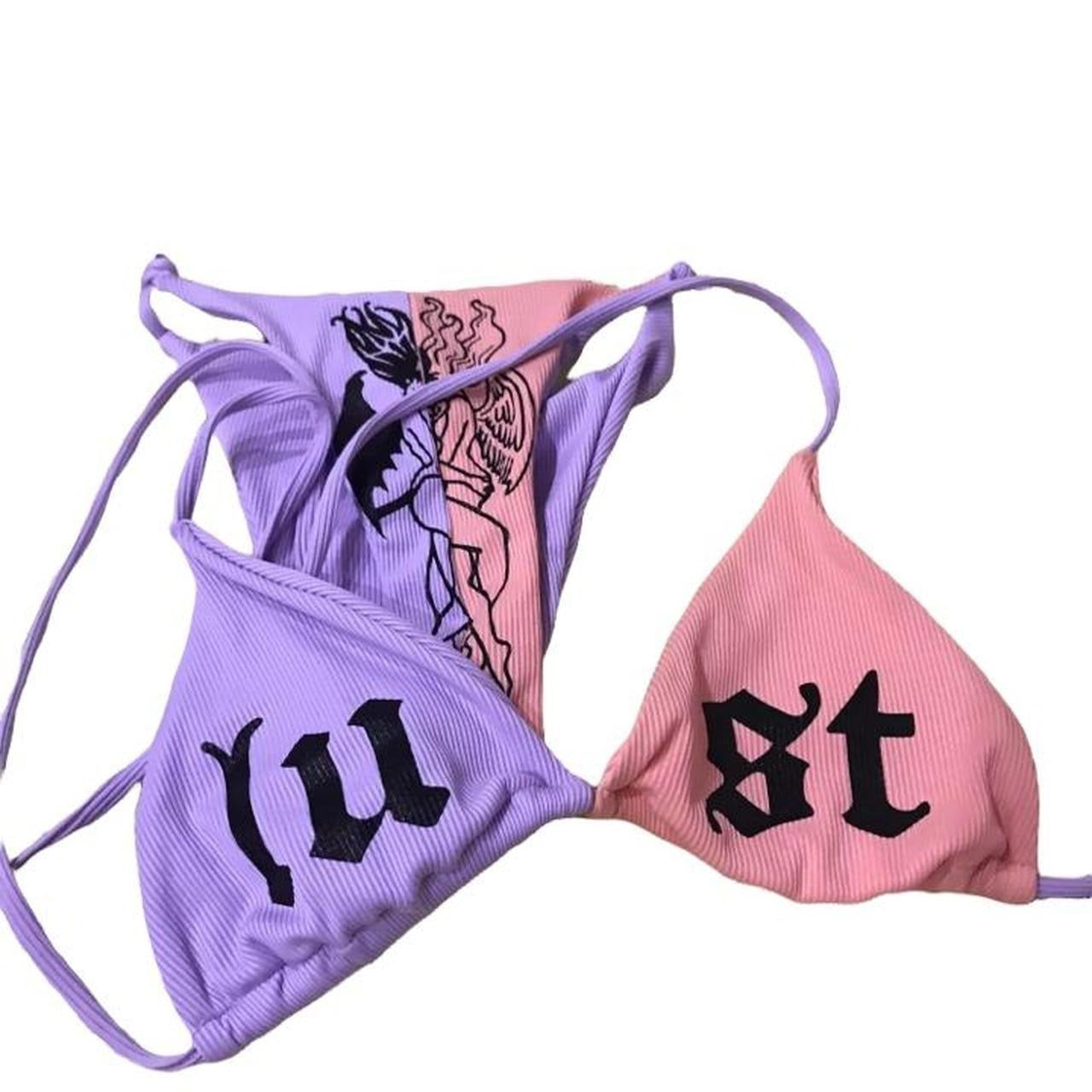 Pink and Purple Lust 2 Piece Bikini Set