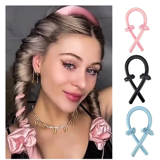 Satin Heatless No Damage Overnight Curl Set