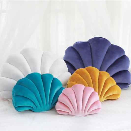 Shell Shaped Kawaii Throw Decorative Pillow