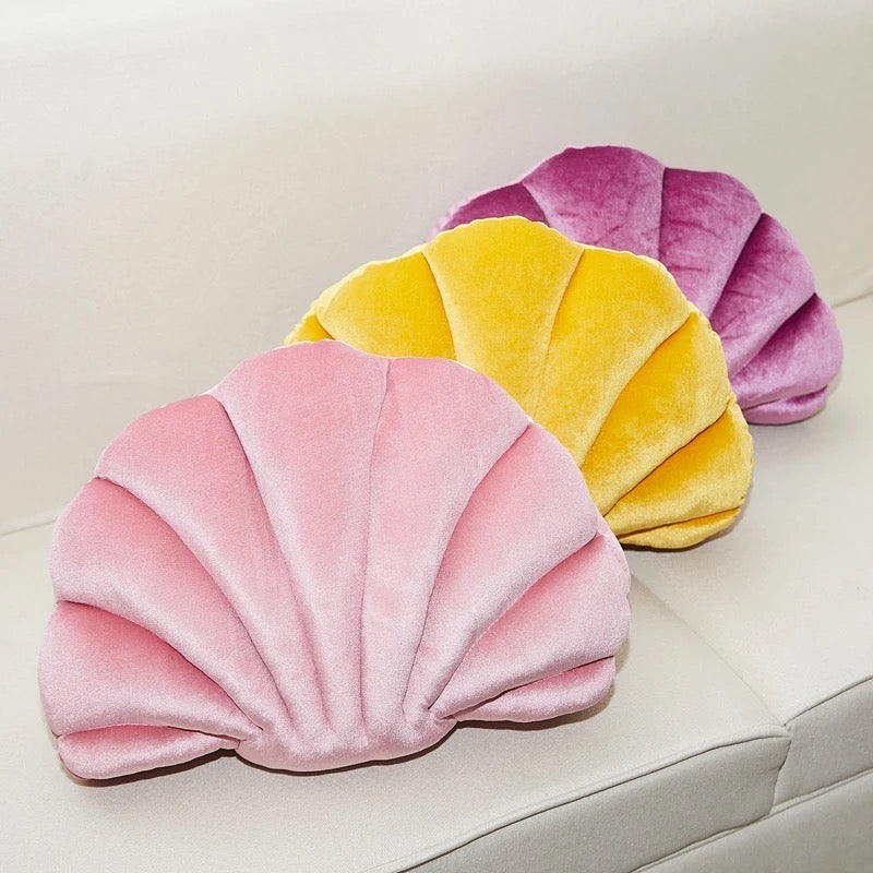 Shell Shaped Kawaii Throw Decorative Pillow
