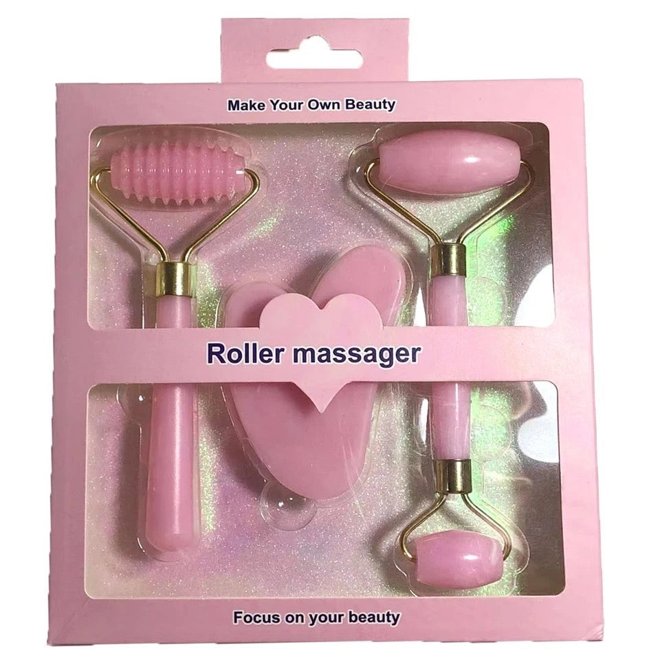 Face Roller De Puff Beauty Gift Pack