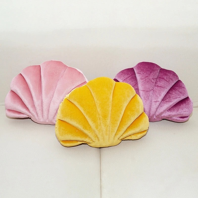 Shell Shaped Kawaii Throw Decorative Pillow