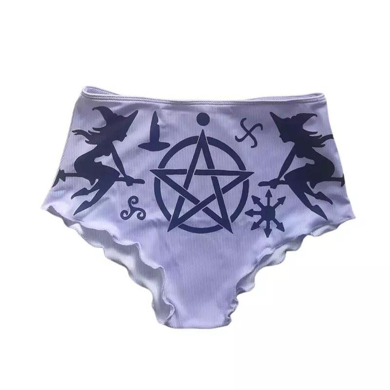 Purple Witchcraft Gothic 2 Piece Bikini Set