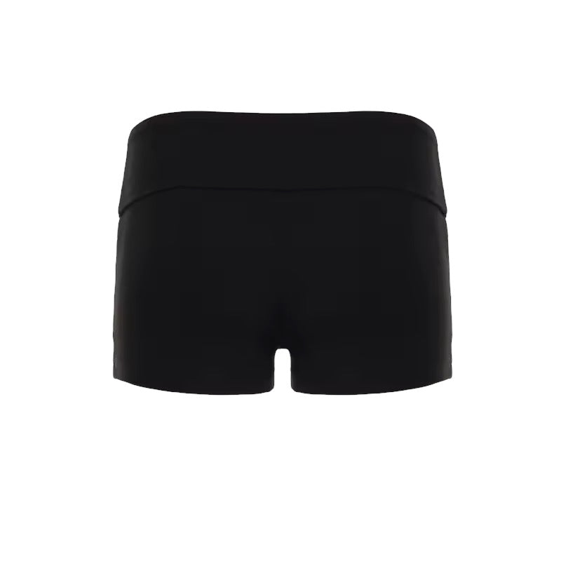 Black Y2K Gothic Studded Summer Yoga Booty Shorts