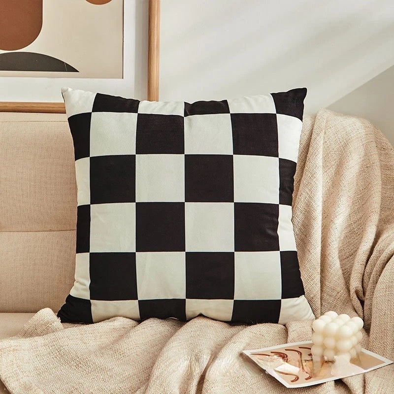 Nordic Alt Checkerboard Cushion Pillow Cover