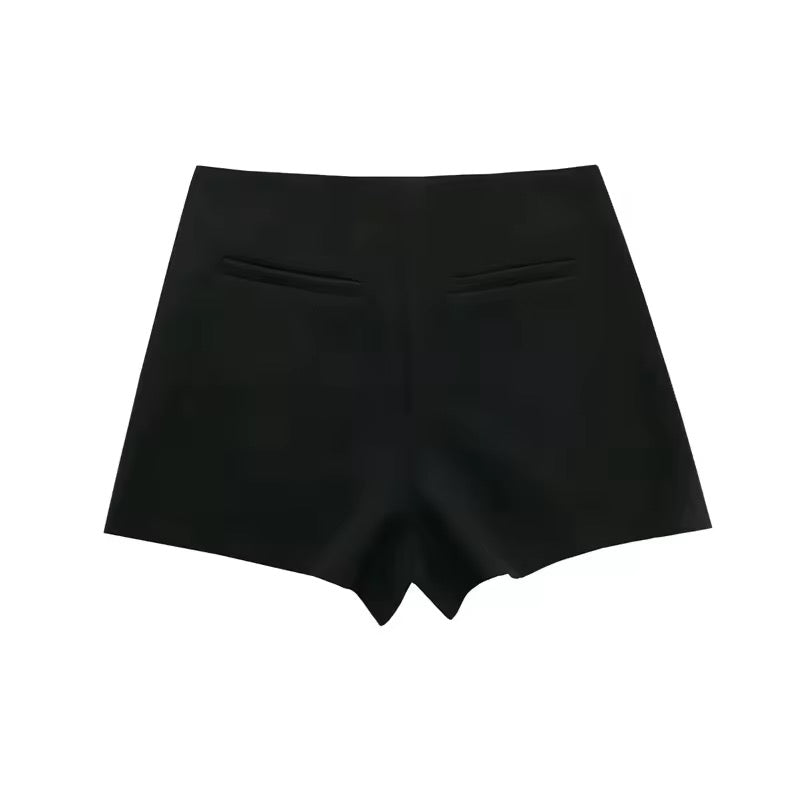 Black Mini Suit Corporate Goth Skort