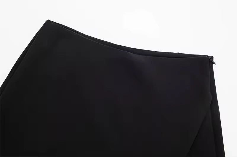 Black Mini Suit Corporate Goth Skort