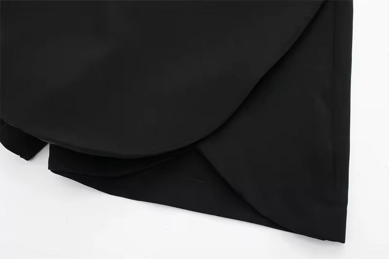 Black Mini Suit Corporate Goth Skort