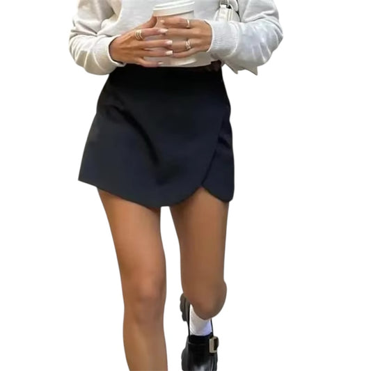 Black Mini Suit Corporate Goth Skort