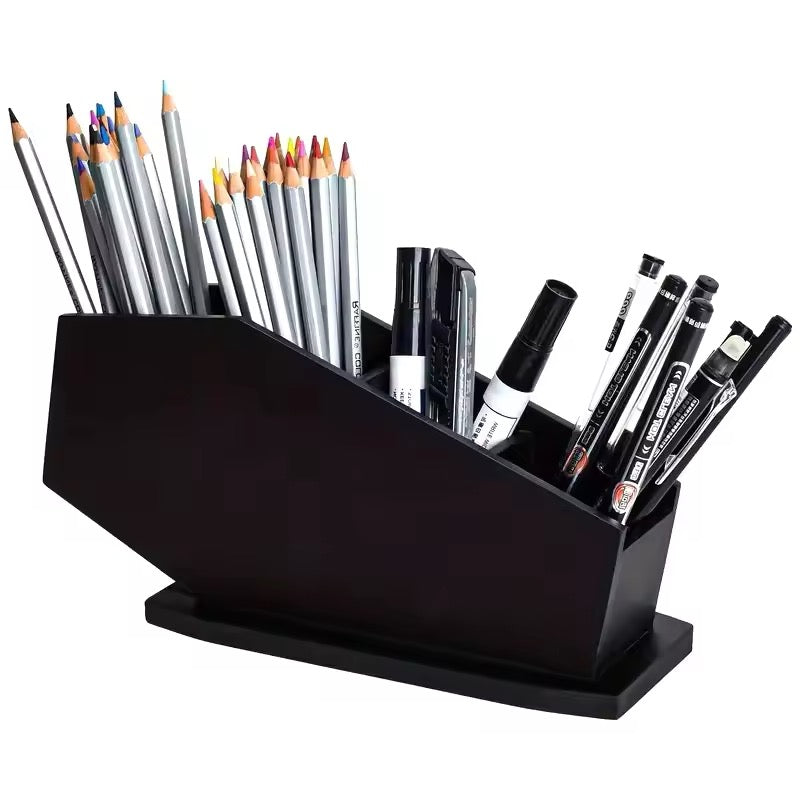Black Gothic Coffin Shaped Desk Makeup Storage Organkser
