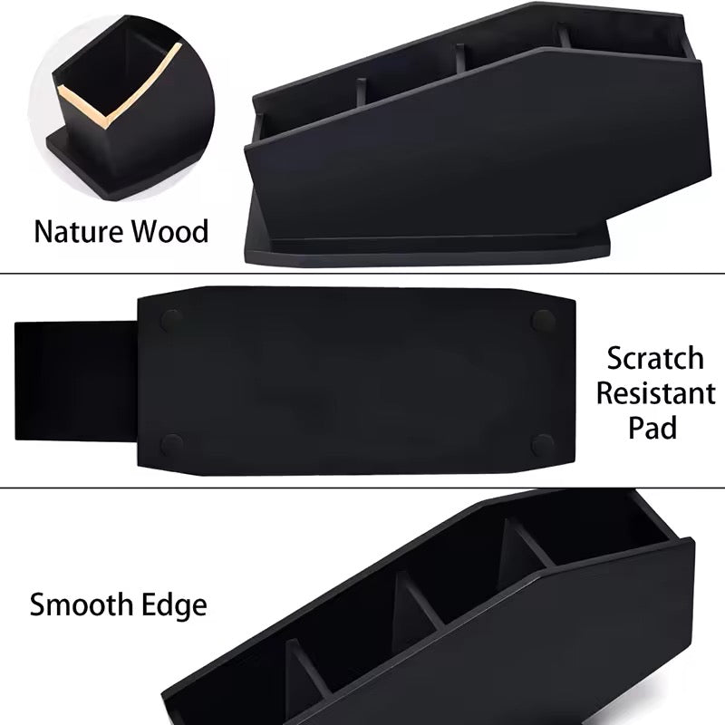 Black Gothic Coffin Shaped Desk Makeup Storage Organkser