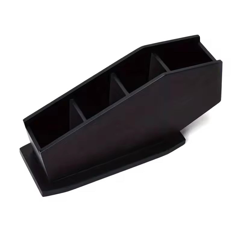 Black Gothic Coffin Shaped Desk Makeup Storage Organkser