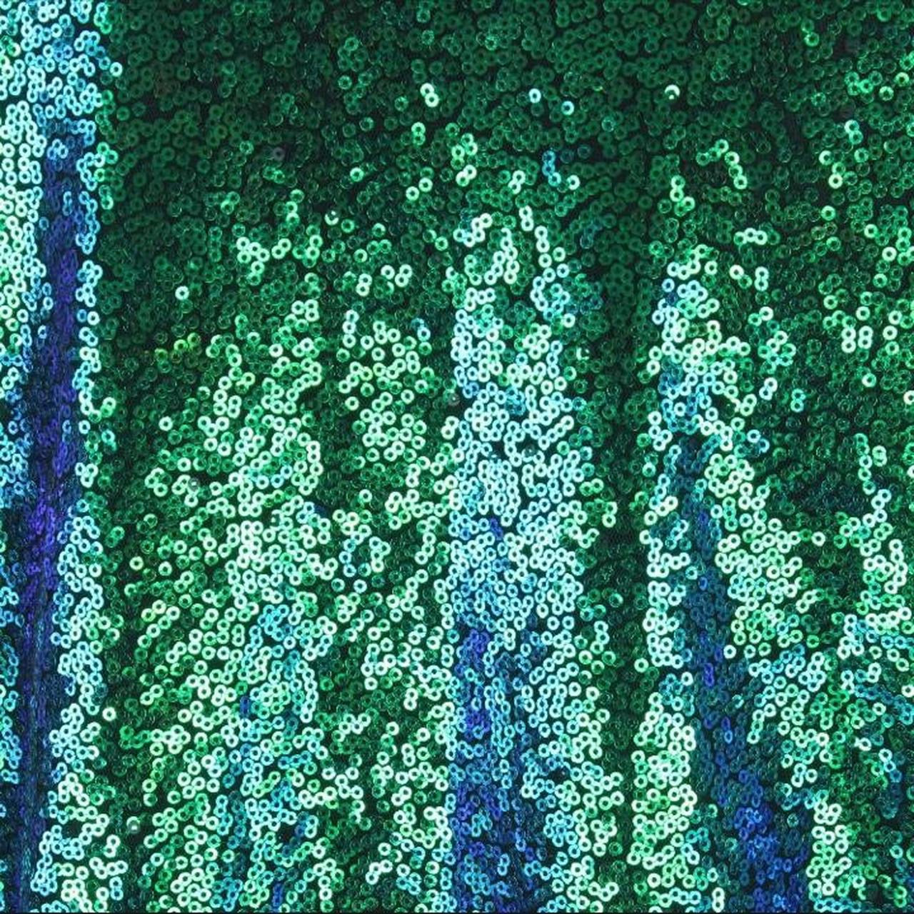 Green Sequin Festival Hot Pant Shorts