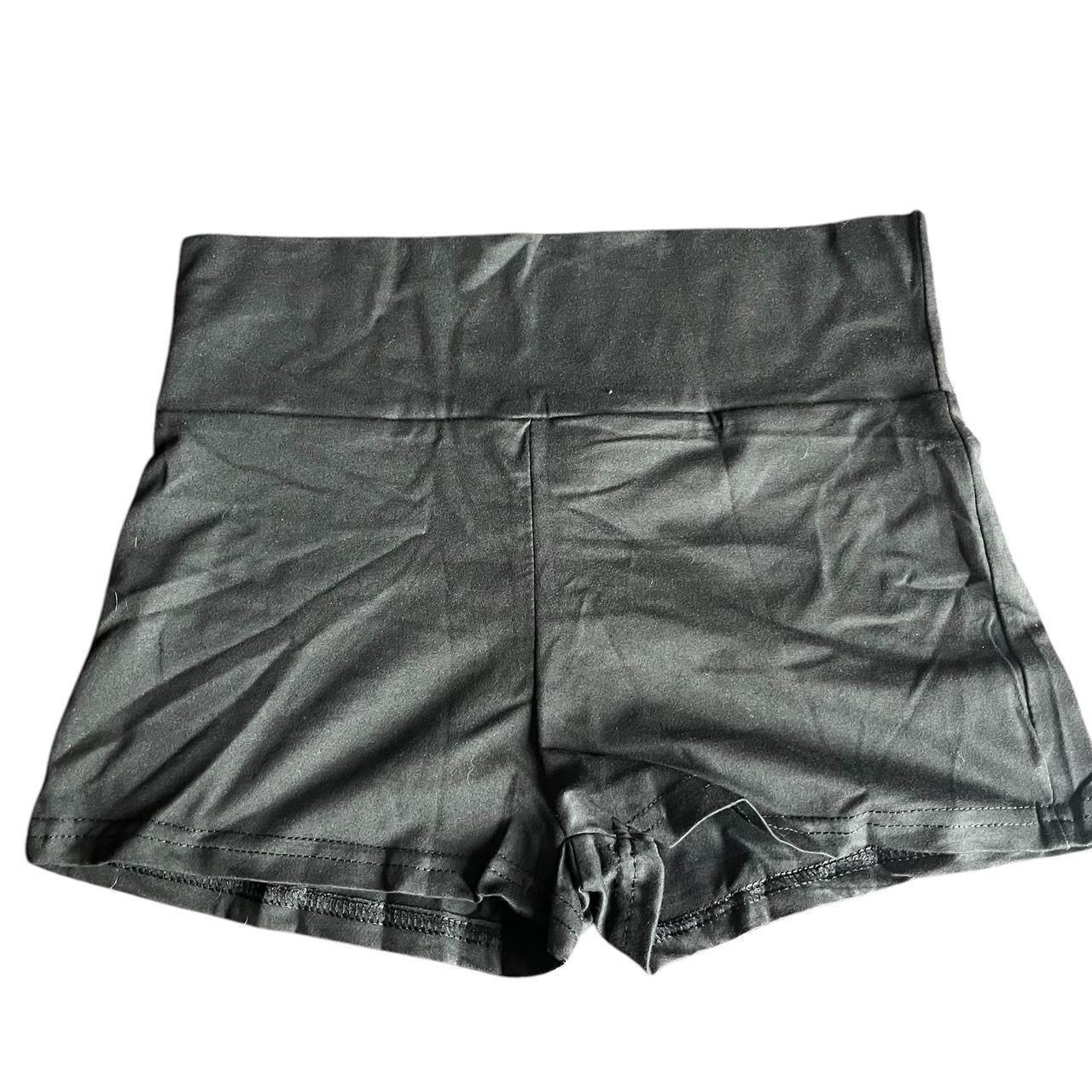 Black Put Me Out Of My Misery Gothic Hot Pant Shorts