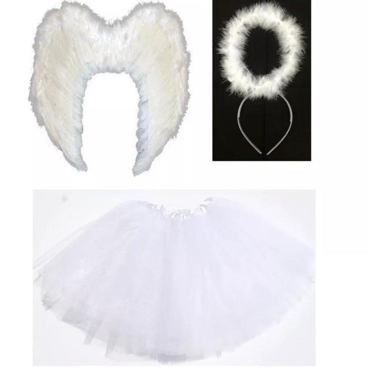 White Angel 3 Piece Halloween Accessory Skirt