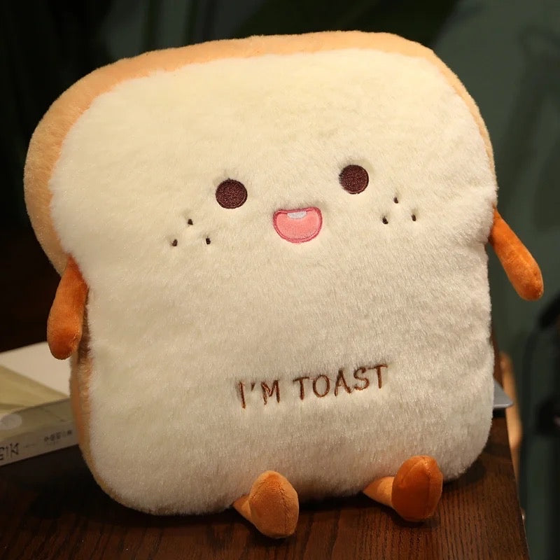 I’m Toast Shaped Kawaii Plushie Pillow