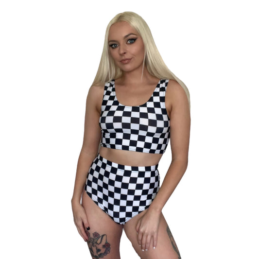 Ring Girl Checkerboard 2 Piece Halloween Costume