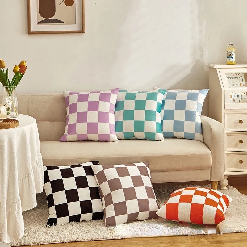 Nordic Alt Checkerboard Cushion Pillow Cover