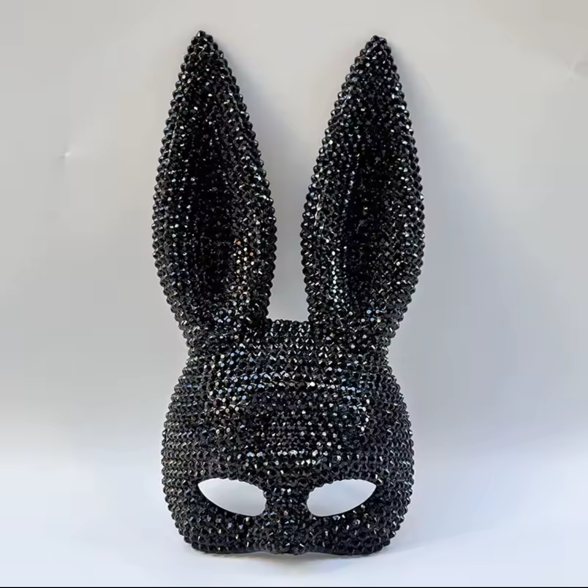 Handmade Rhinestone Bunny Rabbit Costume Cosplay Mask