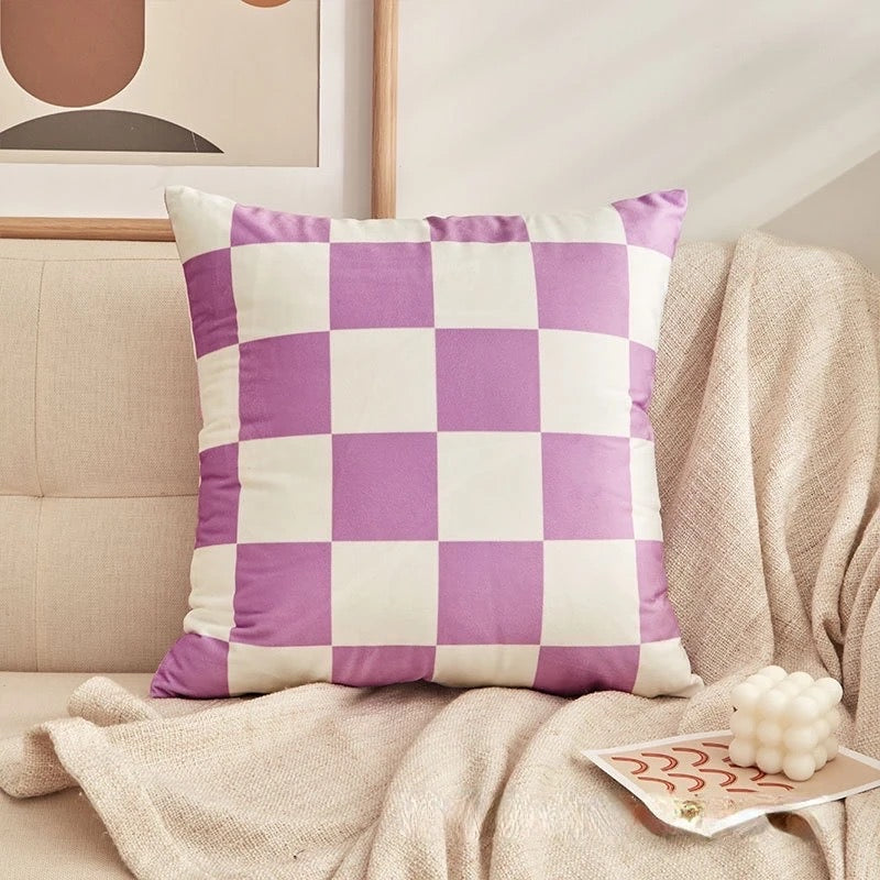 Nordic Alt Checkerboard Cushion Pillow Cover