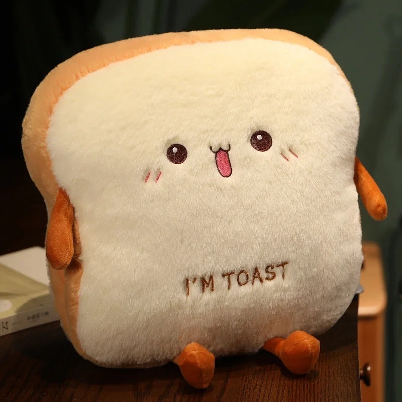 I’m Toast Shaped Kawaii Plushie Pillow