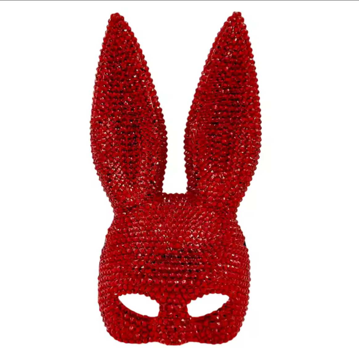 Handmade Rhinestone Bunny Rabbit Costume Cosplay Mask