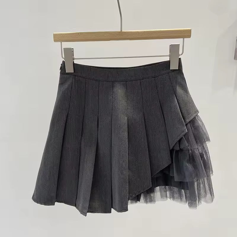 Korean Style Tennis Mini Tutu Pleated Skirt
