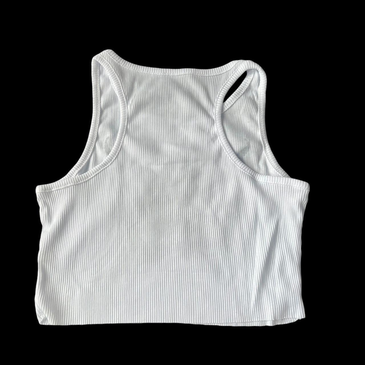White Gothic Eternal Skill Tank Crop Top