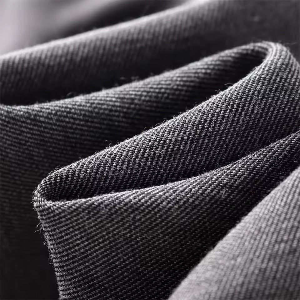 Grey Corporate Goth Suit Mini Skirt