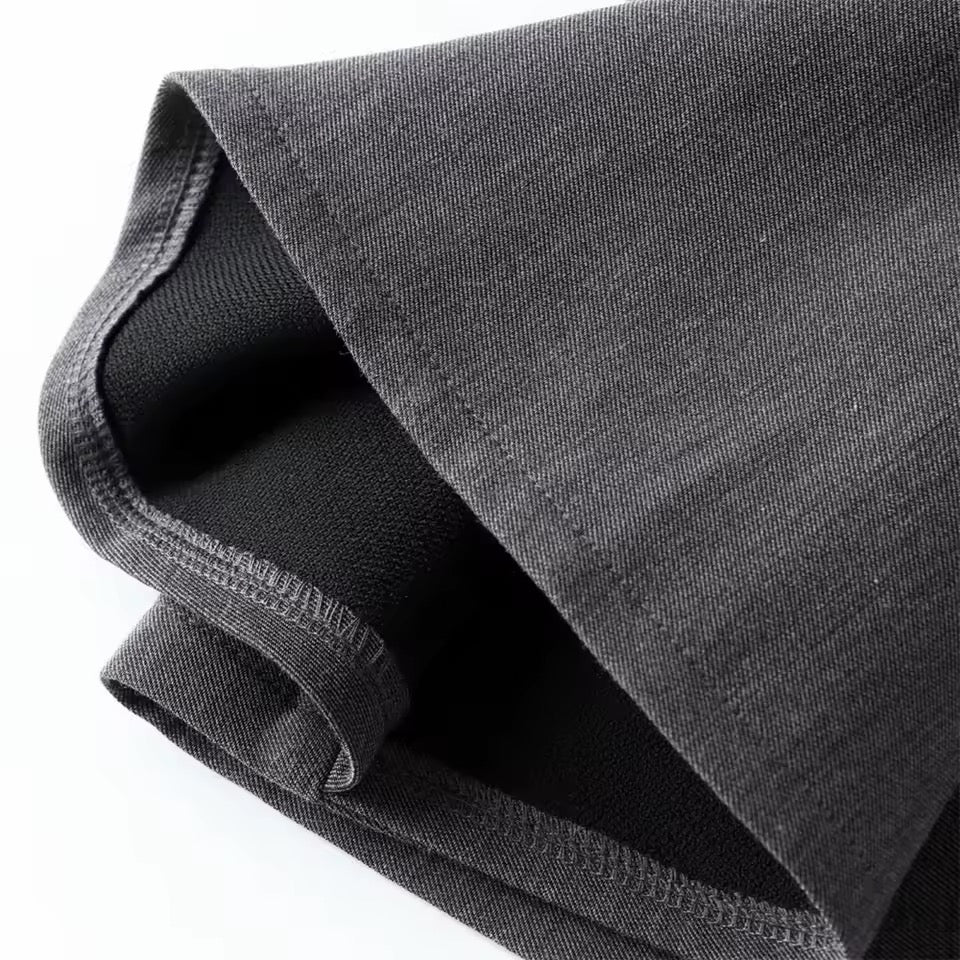 Grey Corporate Goth Suit Mini Skirt