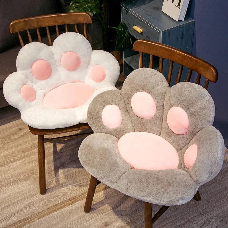 Cat Paw Plushie Floor Seat Decor Pillow