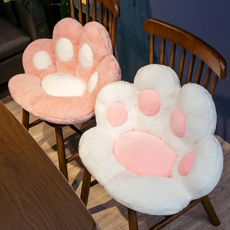 Cat Paw Plushie Floor Seat Decor Pillow