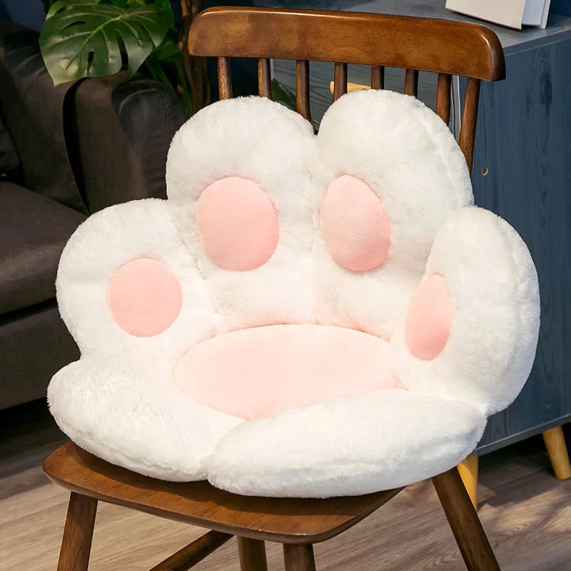 Cat Paw Plushie Floor Seat Decor Pillow