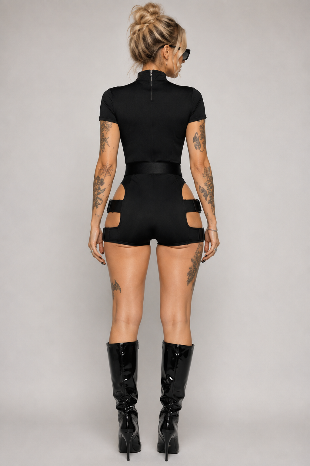 After Dark Buckle Cut Out Playsuit