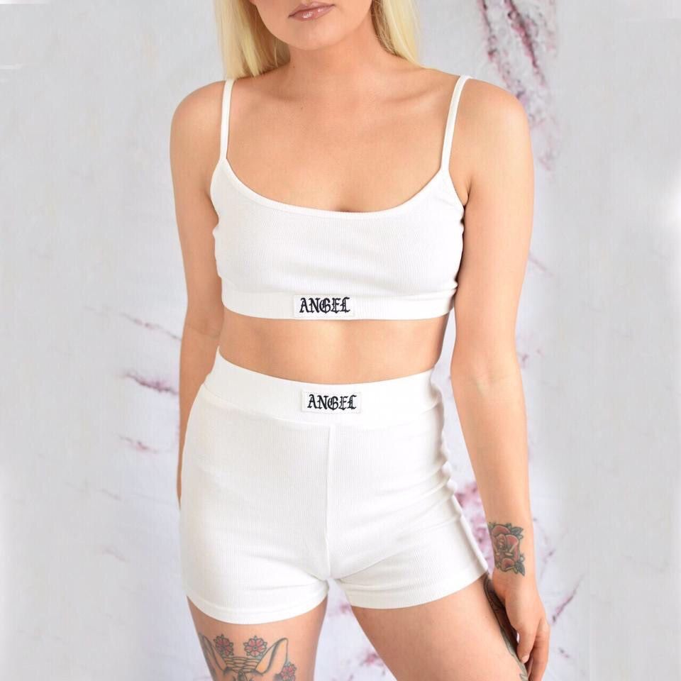 White Angel 2 Piece Casual Lounge Set