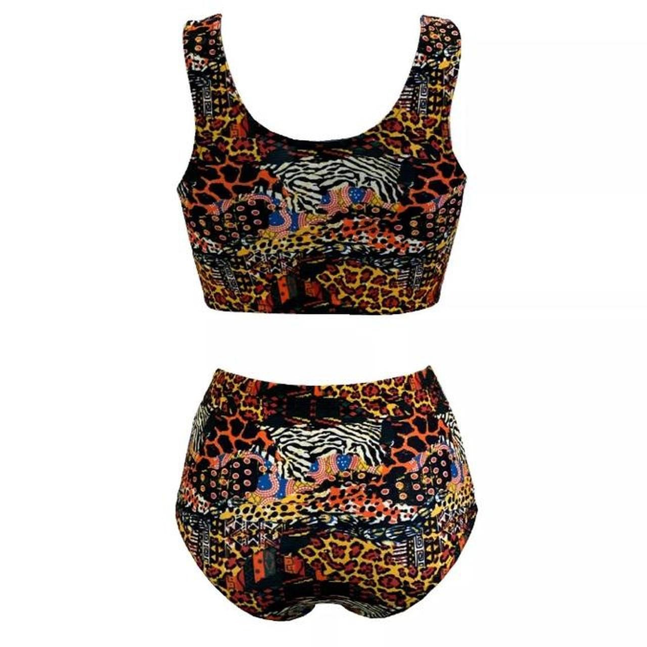 Jungle Print Shorts Crop Top Festival Co-Ord Set