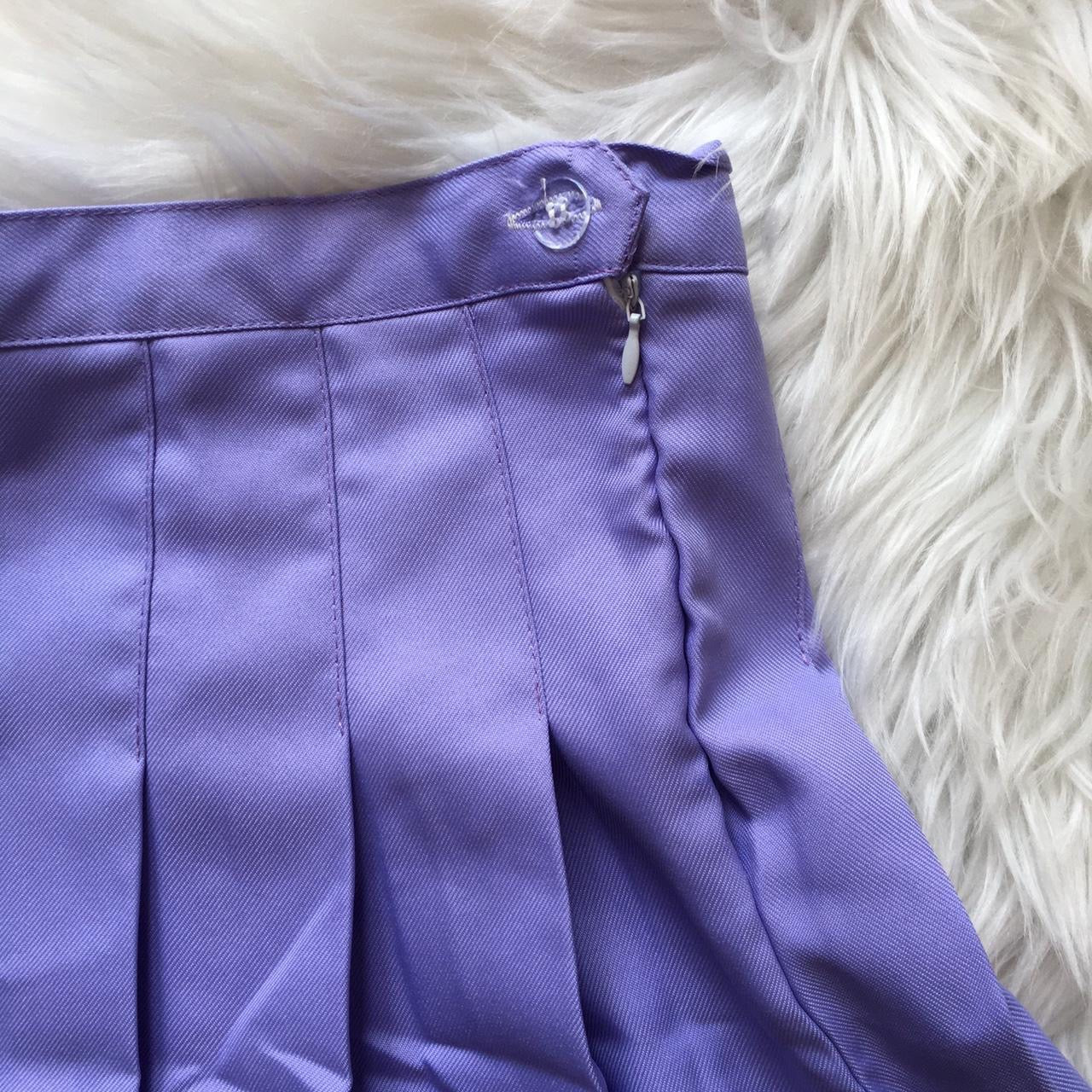 Purple Mini Tennis Skirt