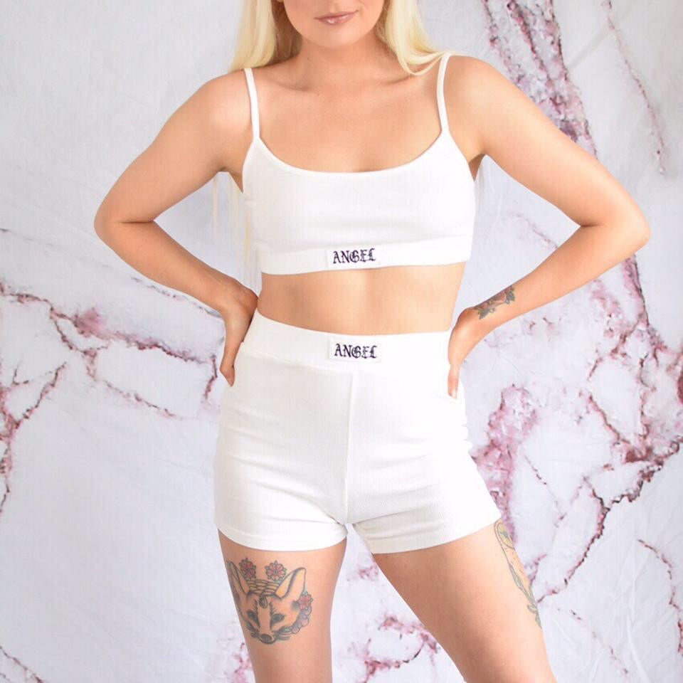 White Angel 2 Piece Casual Lounge Set