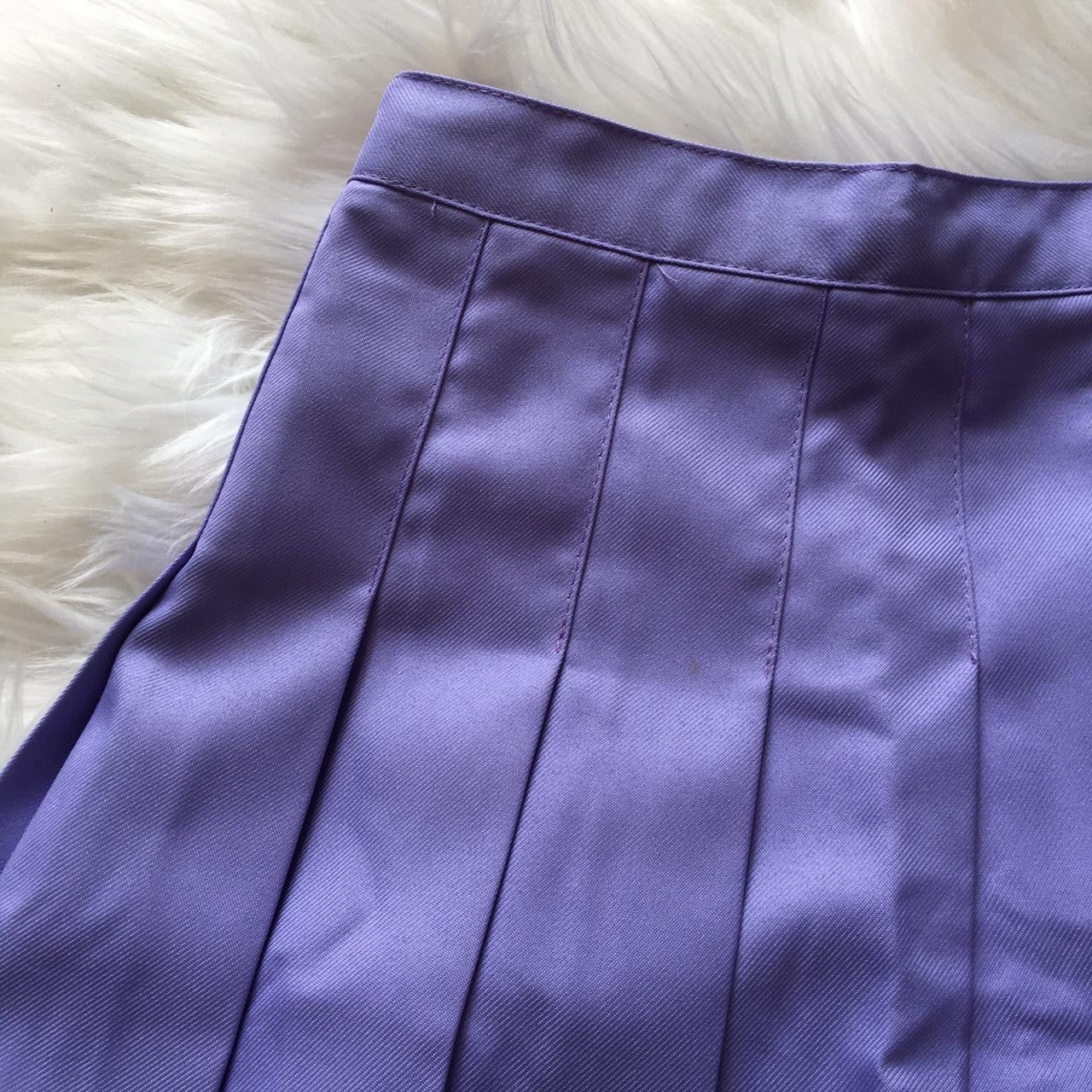 Purple Mini Tennis Skirt