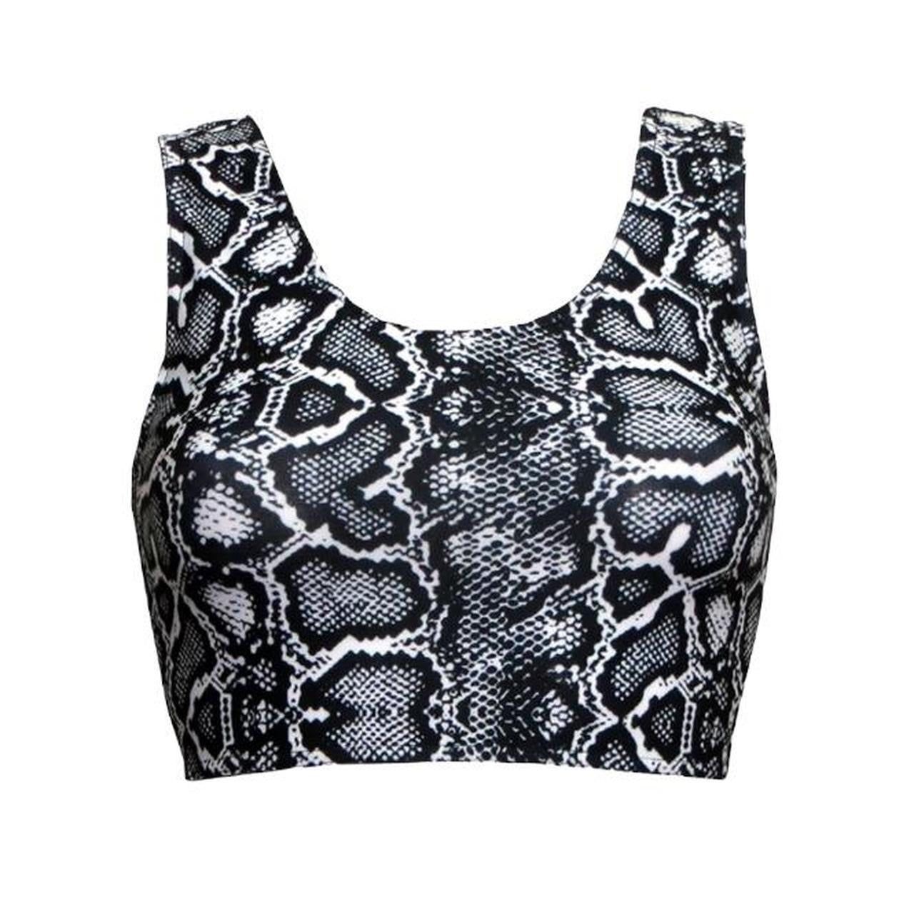 Grey Snakeskin Print Shorts Crop top Co-Ord Festival Set