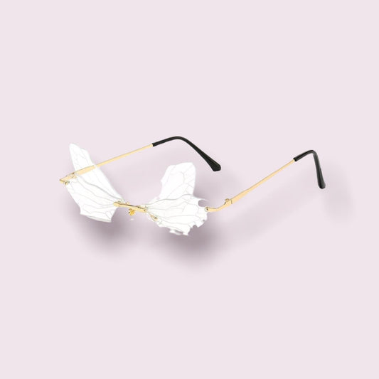 Clear Butterfly Lens Sunglasses