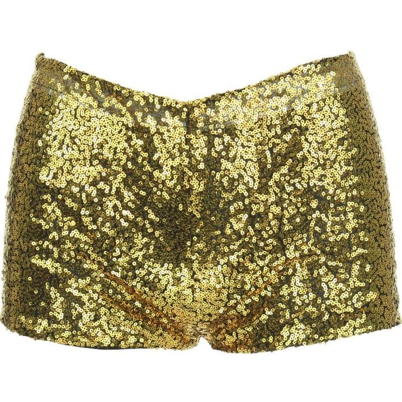 Gold Sequin Festival Hot Pant Shorts – Numbanddumb