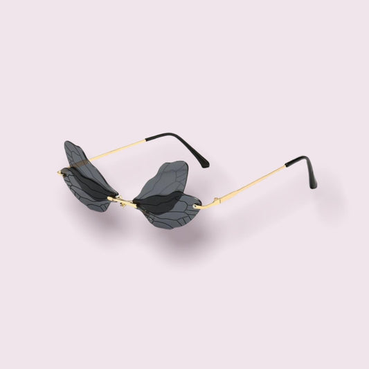 Black Butterfly Lense Sunglasses